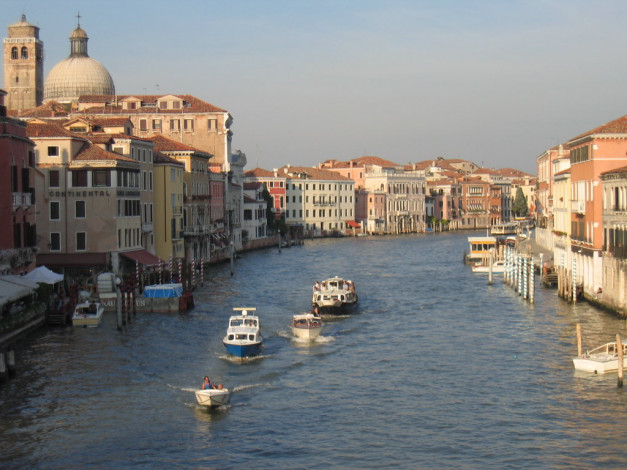 Обои картинки фото большой, канал, венеция, италия, города