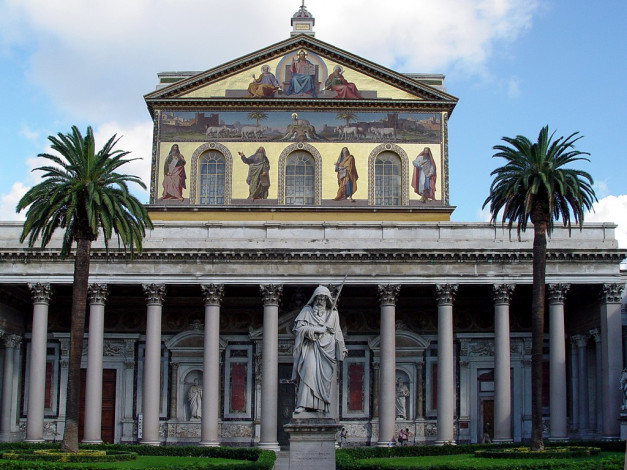 Обои картинки фото собор, святого, павла, рим, италия, города, ватикан