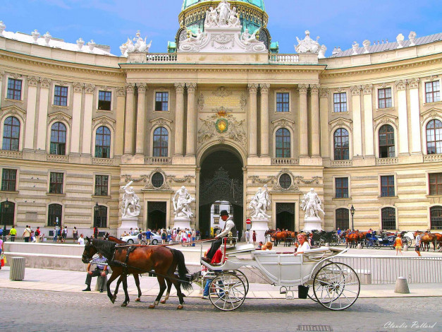 Обои картинки фото austria, wien, imperial, palace, hofburg, города, вена, австрия