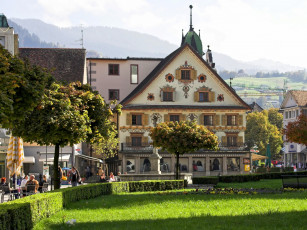 Картинка города здания дома дорнбирн австрия форарльберг