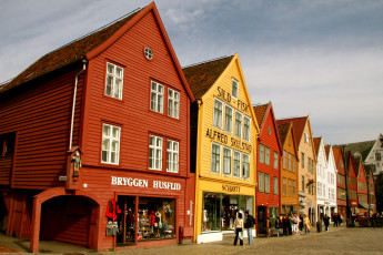 обоя города, улицы, площади, набережные, bryggen, bergen, norway