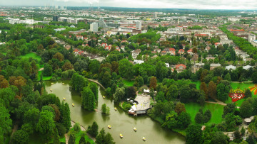 Картинка города панорамы мангейм германия