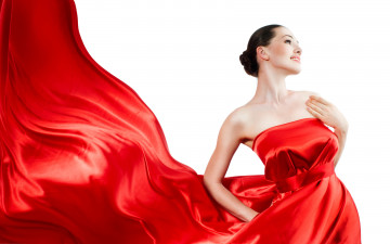 Картинка -Unsort+Креатив девушки unsort креатив платье красный ткань