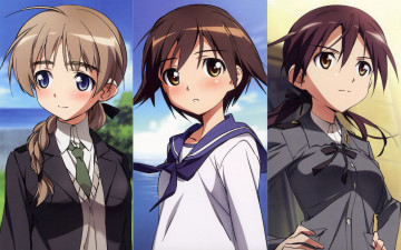 Картинка аниме street fighter strike witches