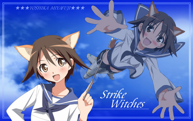 Обои картинки фото аниме, strike, witches