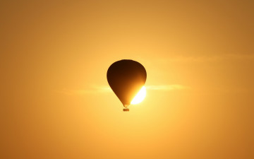 обоя авиация, воздушные, шары, утро, небо, шар