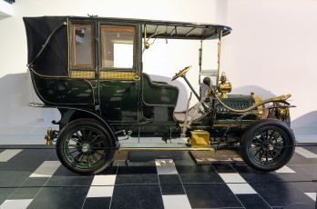 обоя spyker 1522-hp three-quarter landaulette 1907, автомобили, выставки и уличные фото, автошоу, ретро, история, выставка
