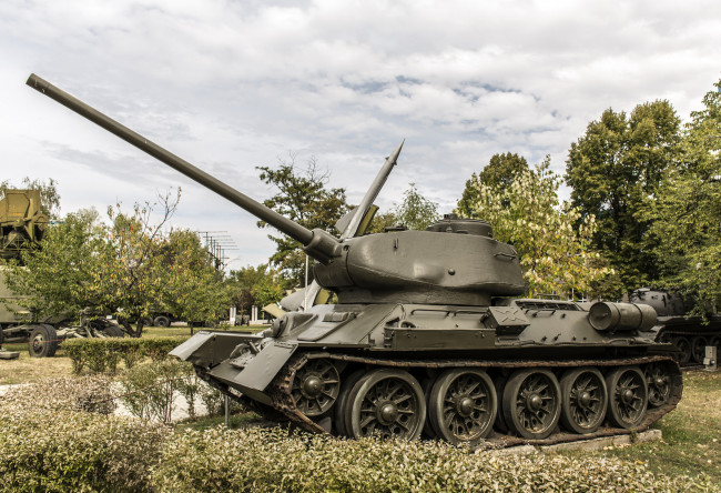 Обои картинки фото t-34 85, техника, военная техника, средний, танк, 2-я, мировая