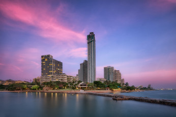 Картинка pattaya+beach города -+панорамы небоскребы перешейк океан