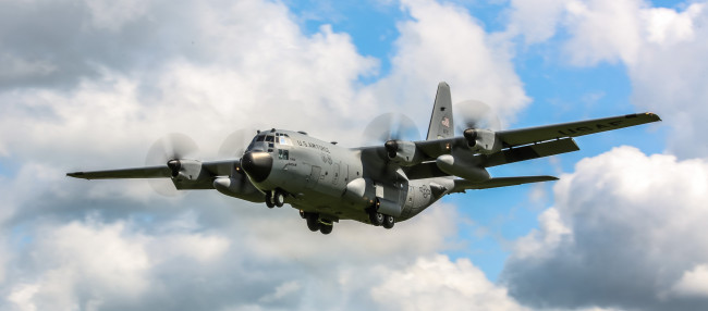 Обои картинки фото c-130, авиация, военно-транспортные самолёты, транспорт, тяжелый