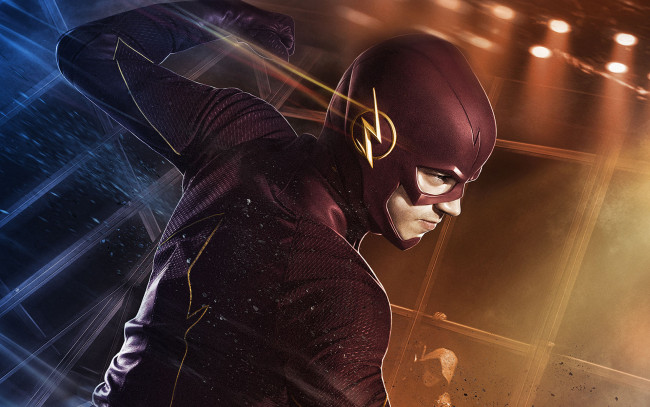 Обои картинки фото кино фильмы, the flash, grant, gustin, грант, гастин, фантастика, barry, allen, the, flash, сериал, флэш, супергерой, костюм