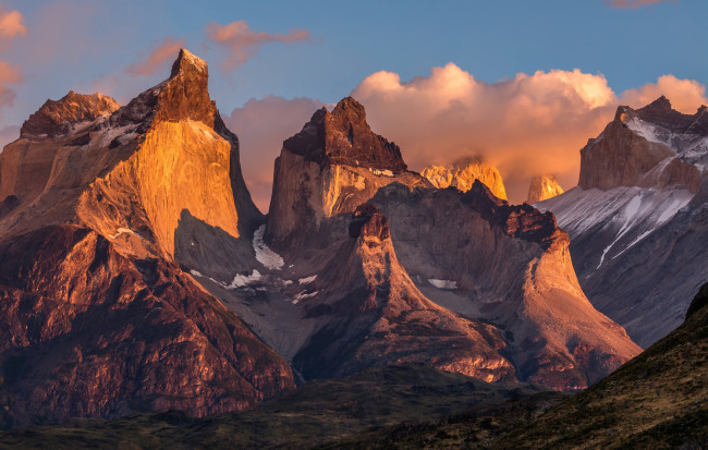 Обои картинки фото природа, горы, Чили, национальный, парк, торрес-дель-пайне, патагония, южная, америка, анды