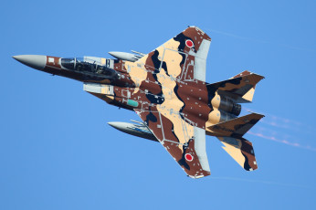 Картинка авиация боевые+самолёты истребитель f-15dj mitsubishi