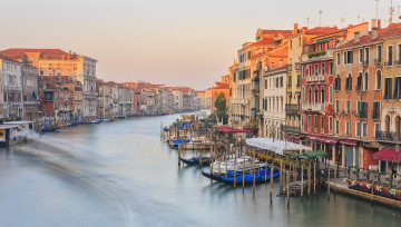 обоя gran canal, города, венеция , италия, простор