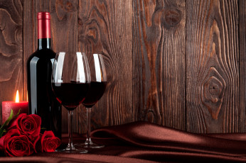 Картинка еда напитки +вино розы бокалы вино