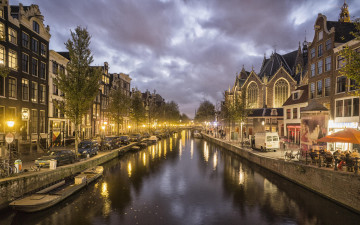 обоя города, амстердам , нидерланды, амстердам
