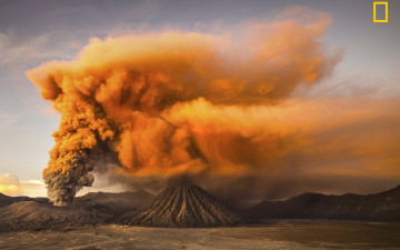 Картинка природа стихия java island indonesia вулкан