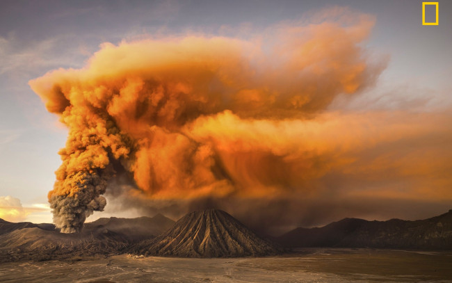 Обои картинки фото природа, стихия, java, island, indonesia, вулкан