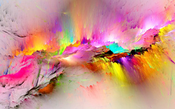 Картинка рисованное абстракция цвета краски слои