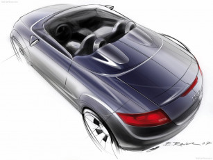 Картинка tt сlubsport quattro concept 2007 автомобили рисованные