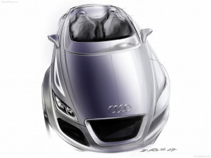 Картинка tt сlubsport quattro concept 2007 автомобили рисованные