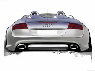 обоя tt, сlubsport, quattro, concept, 2007, автомобили, рисованные