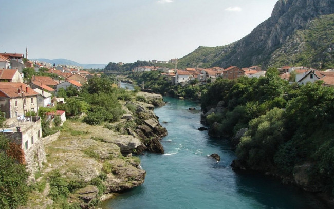 Обои картинки фото mostar, bosnia, hercegovina, города, мостар, босния, герцеговина