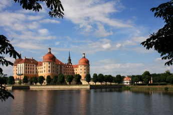 Картинка города дворцы замки крепости dresden moritzburg germany