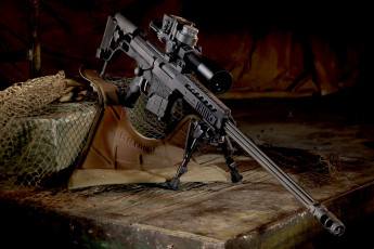 Картинка оружие винтовки прицеломприцелы крупнокалиберная снайперская винтовка скользящий затвор barret оптический прицел