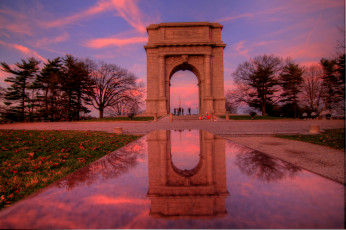 Картинка valley forge revolutionary war memorial города памятники скульптуры арт объекты пенсильвания