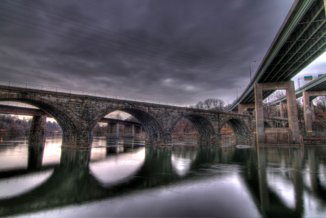 Обои картинки фото города, мосты, pennsylvania