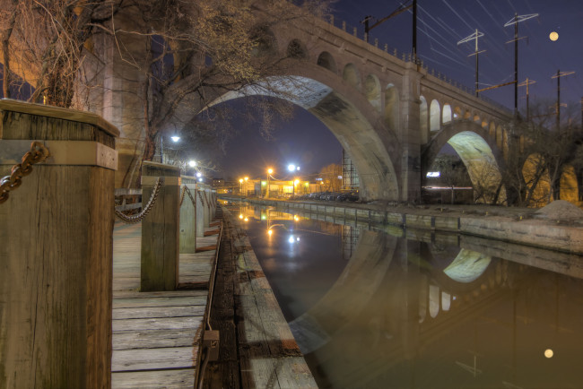 Обои картинки фото manayunk, arch, bridge, города, мосты, филадельфия