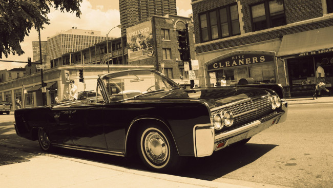Обои картинки фото автомобили, выставки и уличные фото, continental, lincoln, 1963