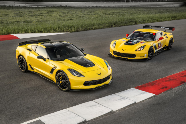 Обои картинки фото 2013 chevrolet corvette , c7, автомобили, corvette, тюнинг, металлик, желтый, chevrolet