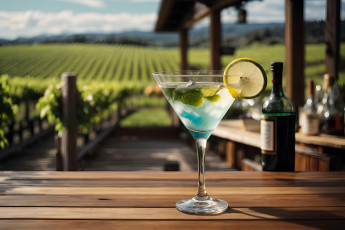 Картинка 3д+графика еда- food martini cocktail