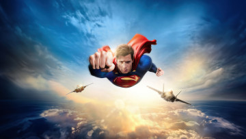 обоя 3д, 3д графика, мультфильмы,  кино,  видео игры, superman
