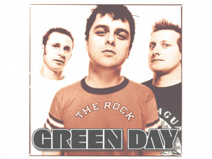 обоя музыка, green, day