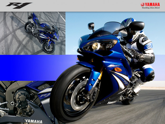 Обои картинки фото yamaha, мотоциклы