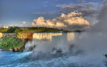 обоя niagara, falls, природа, водопады