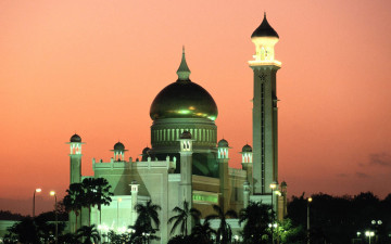 обоя sultan, omar, ali, saifuddin, mosque, brunei, города, мечети, медресе