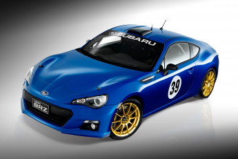 Картинка 2012 subaru brz project car автомобили