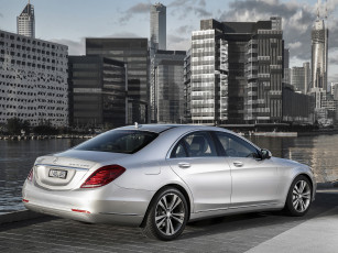 Картинка автомобили mercedes-benz 2014г светлый w222 bluetec au-spec s 300