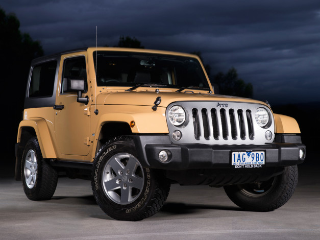 Обои картинки фото автомобили, jeep, freedom, wrangler, 2014г, jk, au-spec