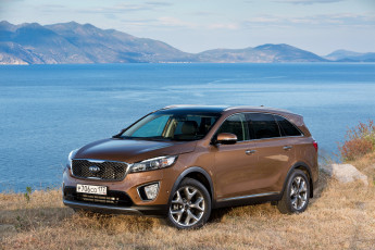 обоя автомобили, kia, sorento, prime, um, 2015г