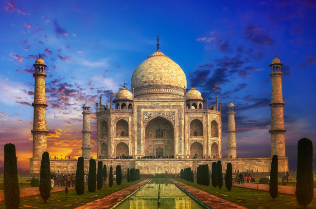 Обои картинки фото города, тадж-махал , индия, замок, храм, agra, india, taj, mahal, pradesh, uttar, casstle, тадж, махал, памятник