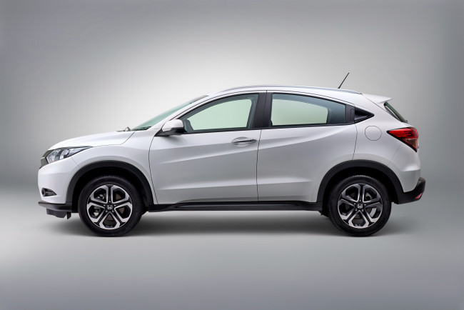 Обои картинки фото автомобили, honda, светлый, 2015г, br-spec, hr-v