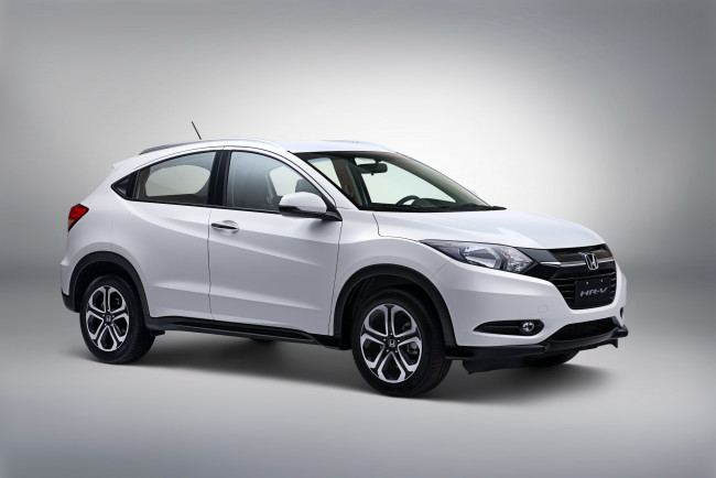 Обои картинки фото автомобили, honda, светлый, 2015г, br-spec, hr-v