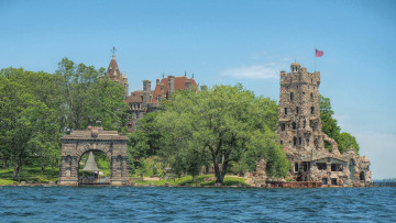 Картинка города -+дворцы +замки +крепости александрийский залив замок болдт канада озеро онтарио