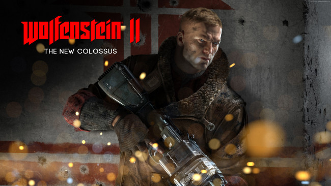 Обои картинки фото wolfenstein ii,  the new colossus, видео игры, action, шутер, wolfenstein, ii, the, new, colossus