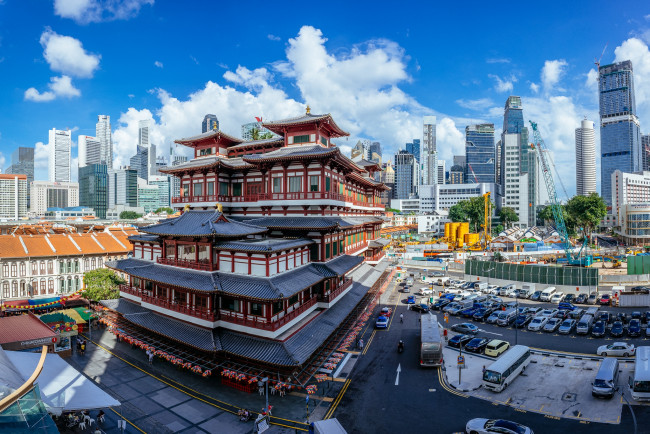 Обои картинки фото buddha tooth relic temple, города, сингапур , сингапур, простор